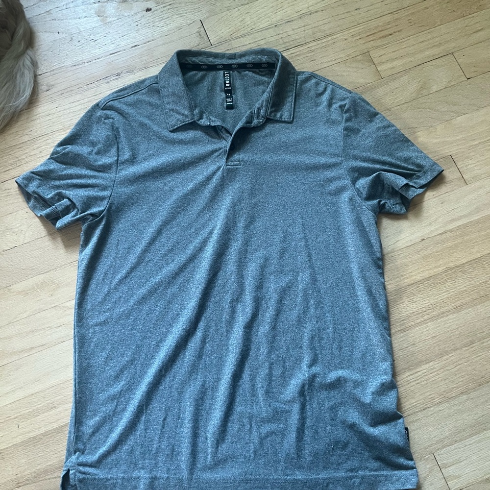 Men's Gray LEGEND Polo Shirt